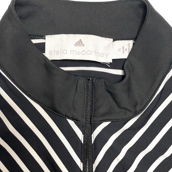 STELLA MCCARTNEY FOR ADIDAS Striped Mock Neck Top - Picture 8 of 8
